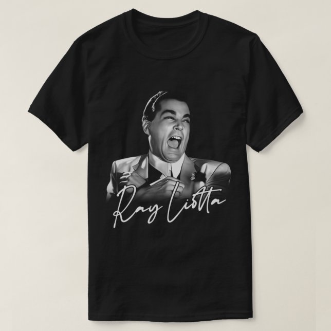 Ray Liotta Retro Fan Art Vintage   T-Shirt (Design Front)