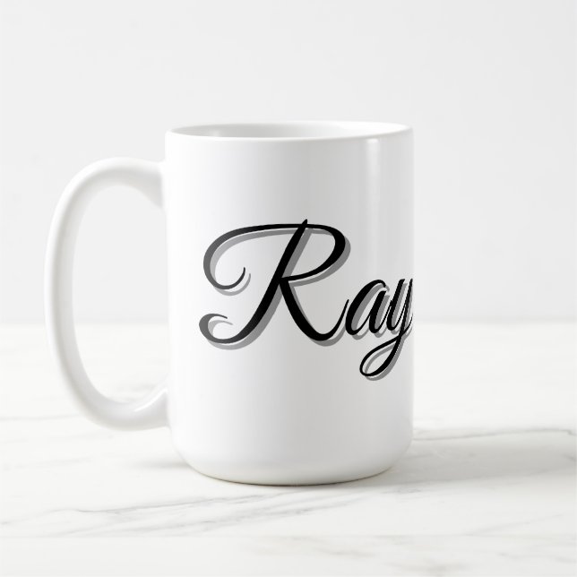 Ray Mens Name, Coffee Mug (Left)