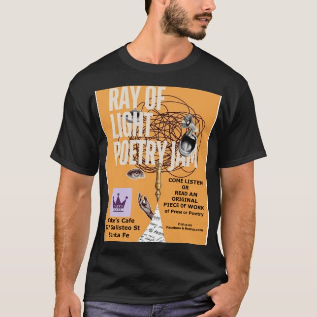 Ray of Light Poetry Jam T-Shirt (Front)
