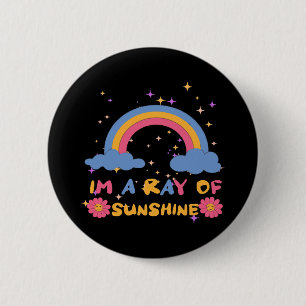 Ray of sunshine 6 cm round badge