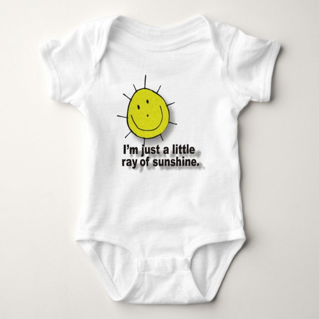 Ray of Sunshine Baby Bodysuit (Front)