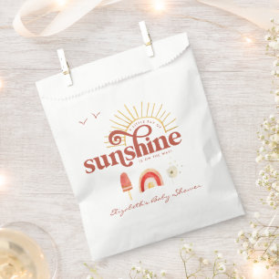 Ray of Sunshine   Boho Baby Shower  Favour Bags
