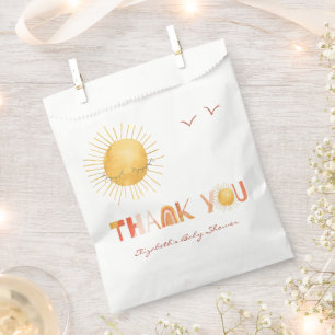 Ray of Sunshine Boho Summer Thank You Favour Bags