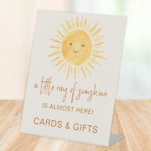 Ray Of Sunshine Cards And Gifts Baby Shower  Pedestal Sign