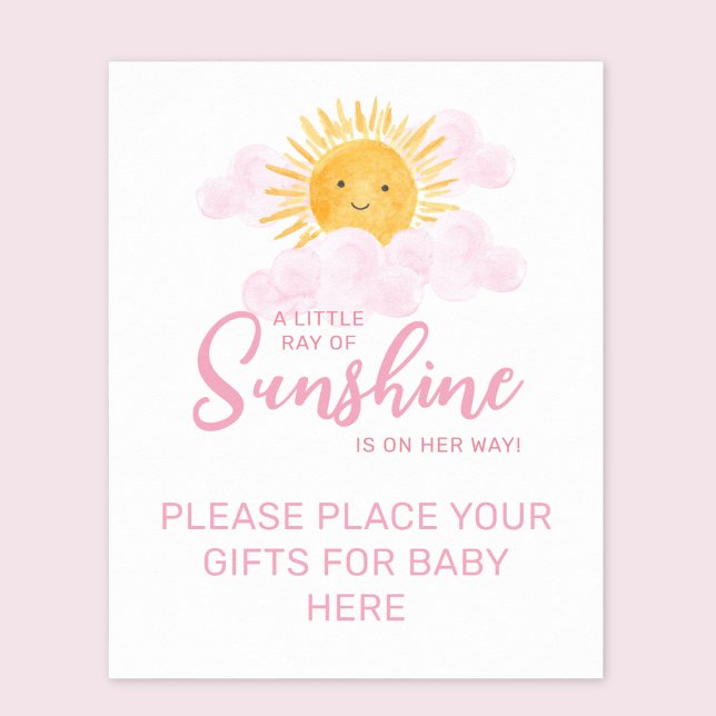 Ray Of Sunshine Place Your Gifts Here Poster (Creator Uploaded)