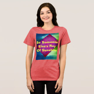Ray Of Sunshine Rainbow  Tri-Blend Shirt