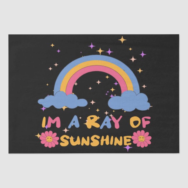 Ray of sunshine tissue paper (Front)