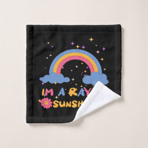 Ray of sunshine wash cloth