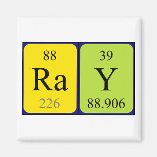 Ray periodic table name magnet