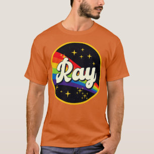 Ray Rainbow In Space Vintage Style T-Shirt