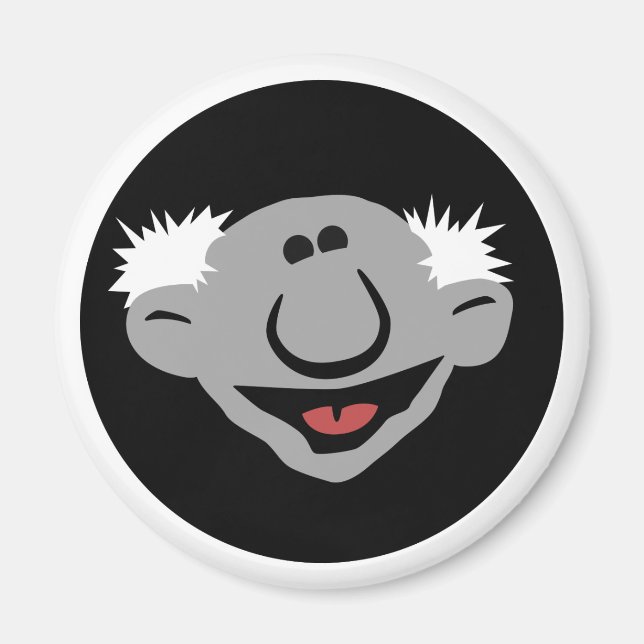 Ray Ruttle Round Fridge Magnet (Front)