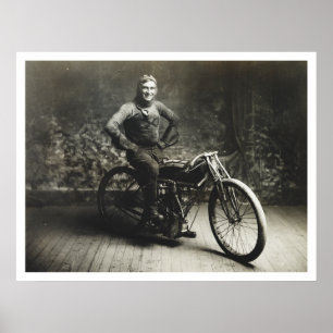 Ray Weishaar Winner 100 mi. Race [1914] Poster