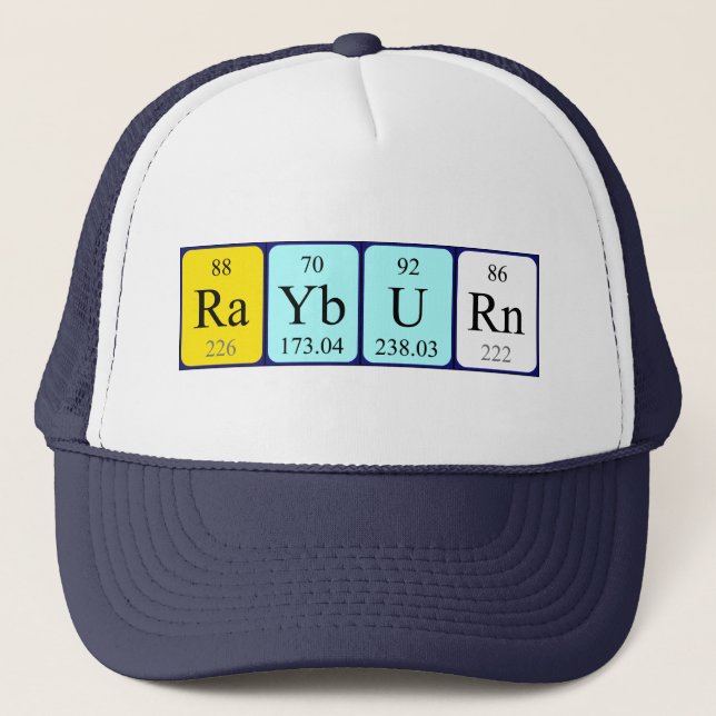 Rayburn periodic table name hat (Front)