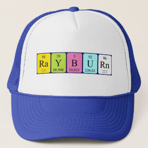 Rayburn periodic table name hat