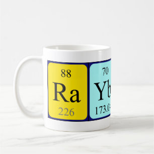 Rayburn periodic table name mug