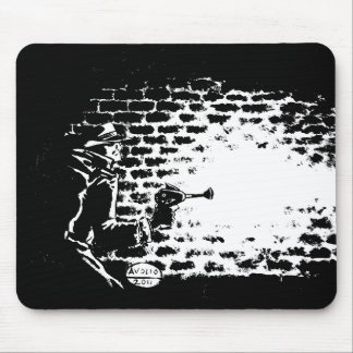 Raygun Noir mouse pad, artwork by Michael Avolio Pad