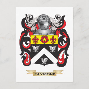 Raymond Coat of Arms (Family Crest) Postcard