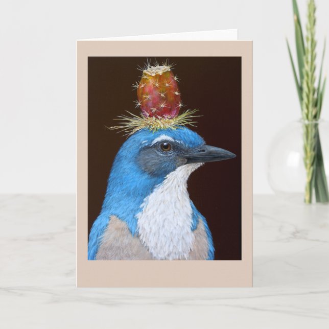 Raymond the western scrub jay card (Front)