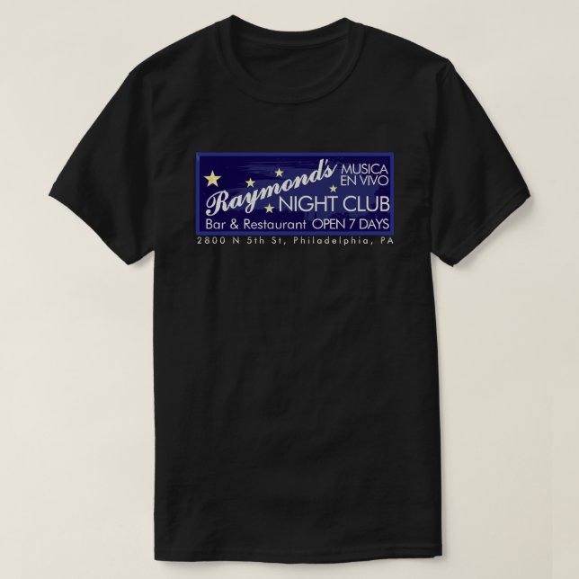RAYMOND'S NITE CLUB T-Shirt (Design Front)