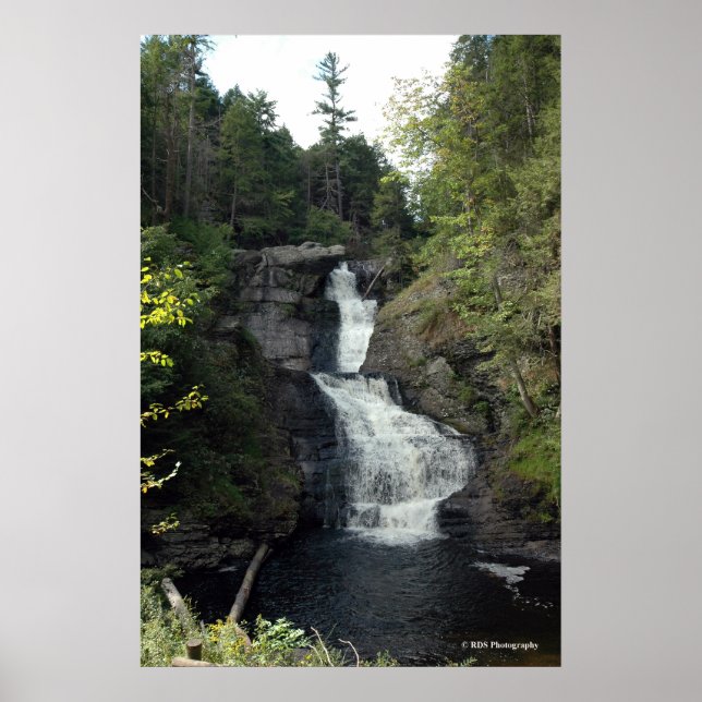 Raymondskill Falls in the Poconos. print 0283-1 (Front)