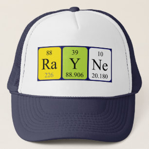 Rayne periodic table name hat