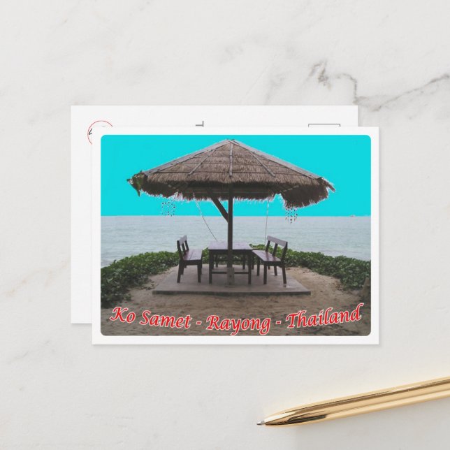 Rayong - Ko Samet Rayong - Thailand - Postcard (Front/Back In Situ)