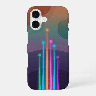 Rayons Spatiaux Vintage iPhone 16 Case