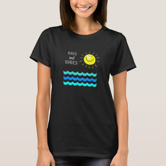 Rays and Waves T-Shirt (Front)