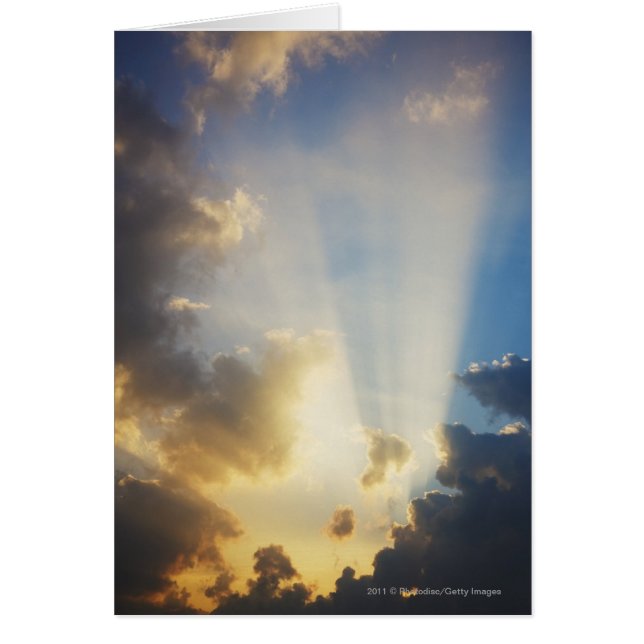Rays Of Light Shining Through The Clouds (Front)