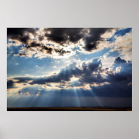 Rays of sunshine from above