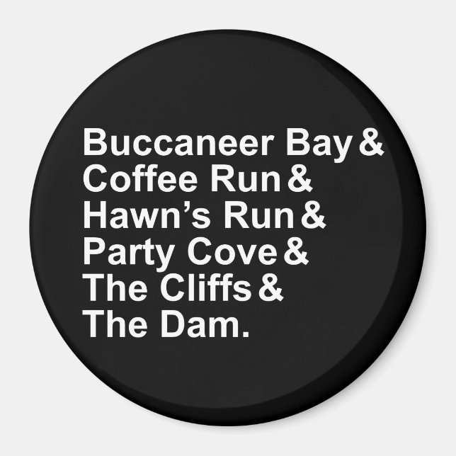 Raystown Lake Hangouts Magnet (Front)