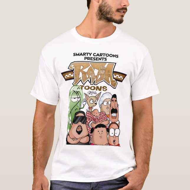 Raza Toons White Shirt (Front)