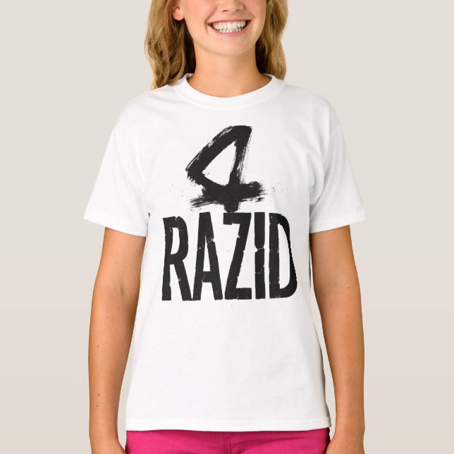 RAZID Contemporary Brush Logo T-Shirt (Front)