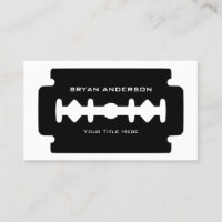Razor Blade Business Card