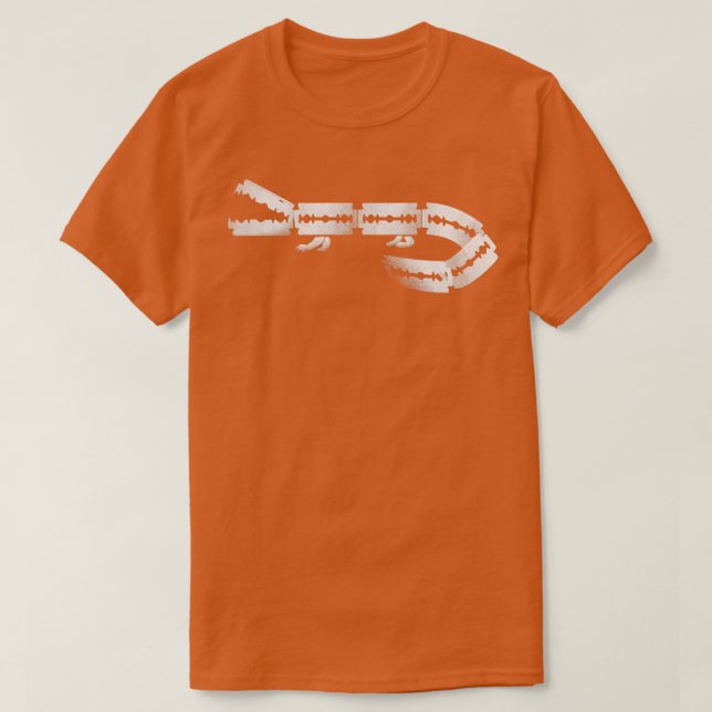 razor crocodile T-Shirt (Design Front)