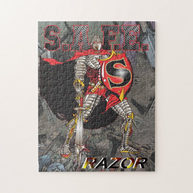 Razor Jigsaw Puzzle (Vertical)