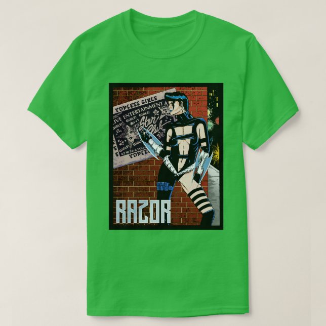 Razor PinUp T-Shirt (Design Front)