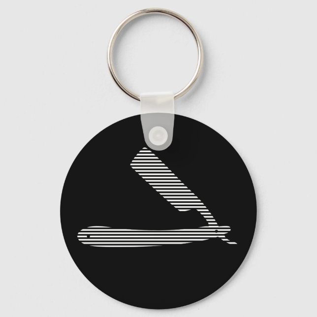 razor stripes key ring (Front)