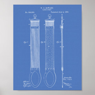 Razor Strop 1893 Patent Art Blueprint Poster