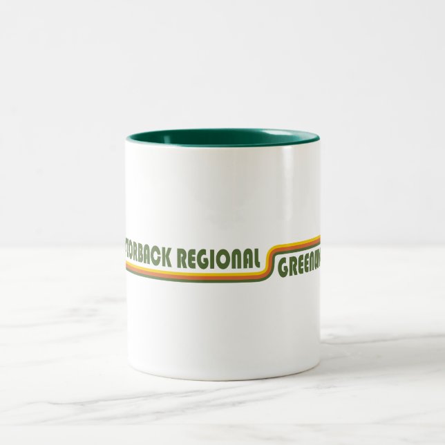 Razorback Regional Greenway Arkansas Two-Tone Coffee Mug (Center)