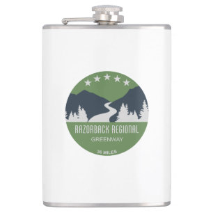 Razorback Regional Greenway Hip Flask