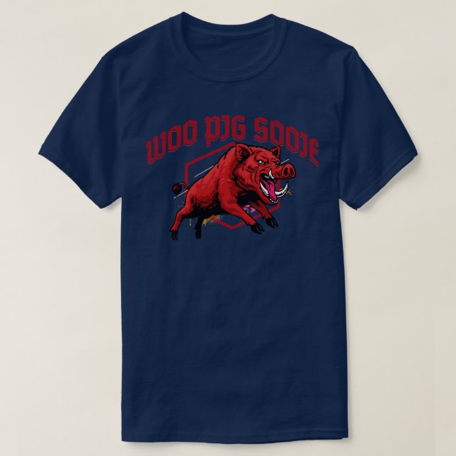 Razorback Wild Jump T-Shirt (Design Front)