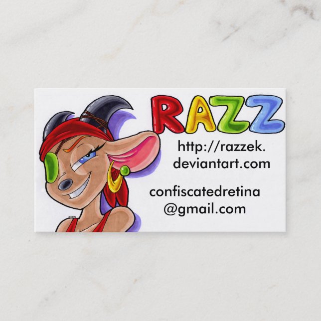 Razz Business Cards (Front)
