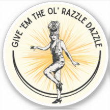 Razzle Dazzle | 1920's Flapper Dancer Sticker
