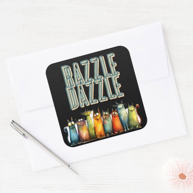 Razzle Dazzle Sticker (Envelope)