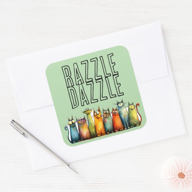 Razzle Dazzle Sticker (Envelope)