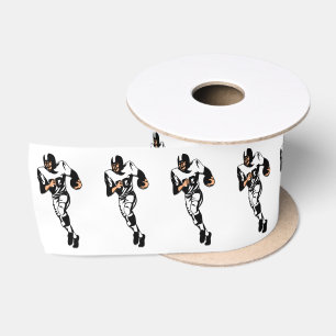 RB Football Player / Sports Design Satin Ribbon