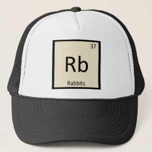 Rb - Rabbits Chemistry Periodic Table Element Trucker Hat
