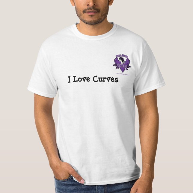 RBC Logo_purple_ I Love Curves T-Shirt (Front)