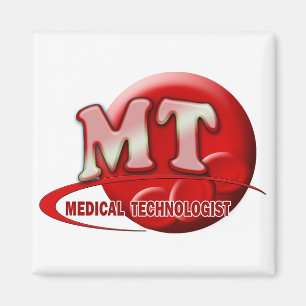 RBC MT LABORATORY SWOOSH LOGO - MEDICAL TECH MAGNET